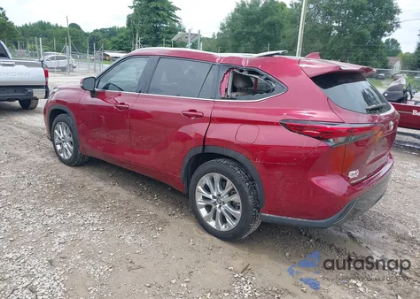 2021 Toyota Highlander Limited z USA, uszkodzony, nr VIN 5TDYZRAH9MS036726